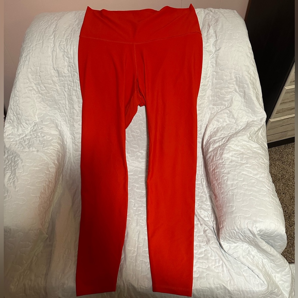 Old Navy Sport high wasted red leggings